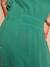 Robe longue col chemise grossesse allaitement vert émeraude 7 - vertbaudet enfant 