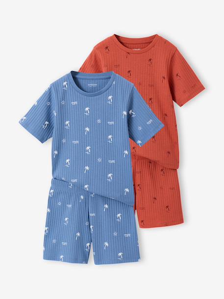 Garçon-Lot 2 pyjama short garçon