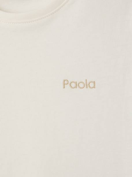 Lot de 3 tee-shirts fille personnalisable rose pâle 6 - vertbaudet enfant 