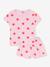 Pyjama short fille imprimé coeurs rose 1 - vertbaudet enfant 