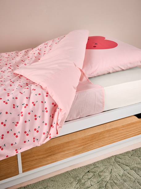 Parure Magicouette CERISE avec coton recyclé rose imprimé 2 - vertbaudet enfant 