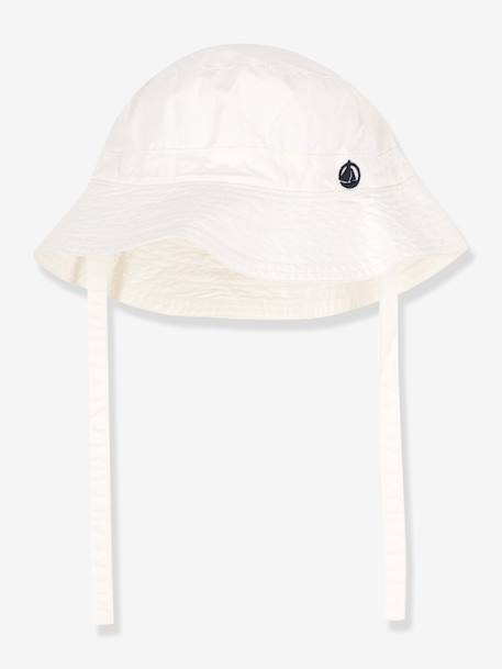 Bob en twill bébé blanc 1 - vertbaudet enfant 