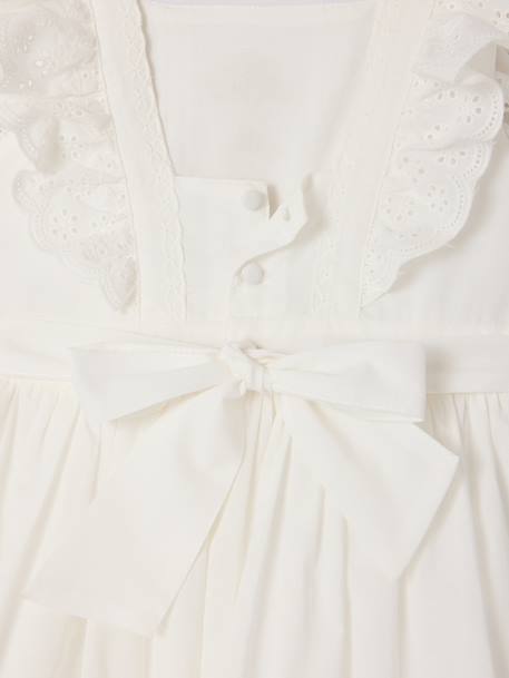 Robe patineuse volantée blanc 4 - vertbaudet enfant 