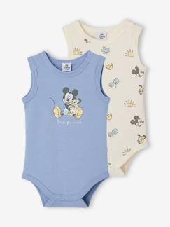Bébé-Body-Lot de 2 bodies bébé garçon sans manches