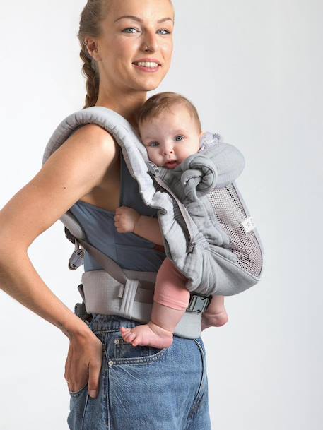Porte-bébé PhysioCarrier 2 gris+noir 2 - vertbaudet enfant 