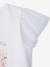 Tee-shirt manches courtes fleuri blanc 4 - vertbaudet enfant 