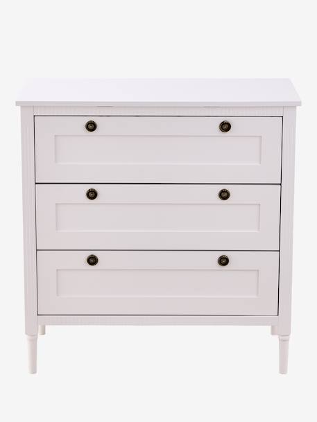 Commode 3 tiroirs Canopée blanc 8 - vertbaudet enfant 