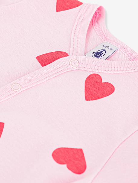 Combicourte bébé imprimée coeurs rose 3 - vertbaudet enfant 