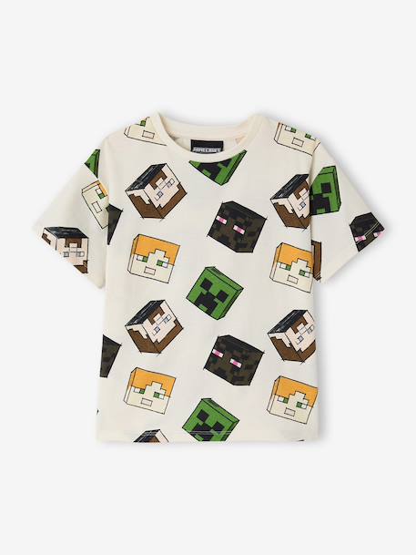 Ensemble pyjama garçon Minecraft anthracite 2 - vertbaudet enfant 
