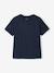 Lot 3 T-shirts manches courtes bleu pétrole+caramel+marine+noix de pécan+vert amande+vert sauge 37 - vertbaudet enfant 