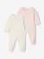 Lot 2 pyjama bébé fille uni rose 1 - vertbaudet enfant 