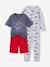 Lot de 2 pyjamas garçon voitures anthracite 1 - vertbaudet enfant 