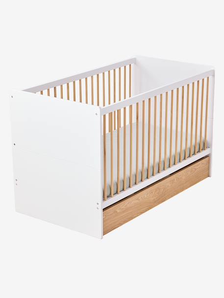Lit bébé évolutif 70x140cm Eden blanc 2 - vertbaudet enfant 