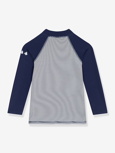 T-shirt de bain anti UV garçon à manches longues marine 2 - vertbaudet enfant 