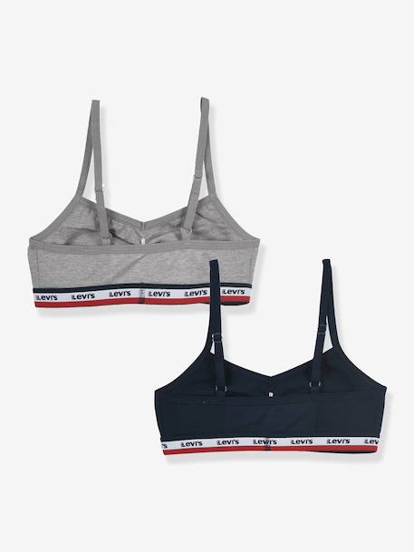Lot 2 brassière sport Levi's marine 2 - vertbaudet enfant 