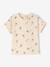 T-shirt palmiers coton bio écru 1 - vertbaudet enfant 