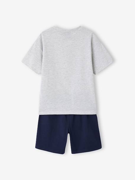 Ensemble pyjashort Brawl Stars gris chiné 6 - vertbaudet enfant 