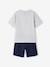 Ensemble pyjashort Brawl Stars gris chiné 6 - vertbaudet enfant 