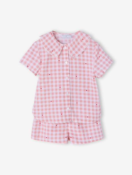 Pyjama 2 pièces fille Capsule mère-fille rose poudré 5 - vertbaudet enfant 