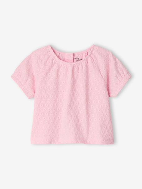 Bébé-T-shirt, sous-pull-T-shirt manches courtes brodé
