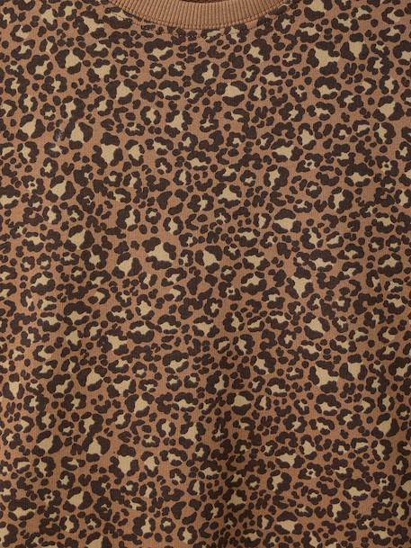 Sweat coupe large marine+marron+vanille 10 - vertbaudet enfant 