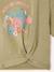 T-shirt manches courtes fille écru+kaki 6 - vertbaudet enfant 