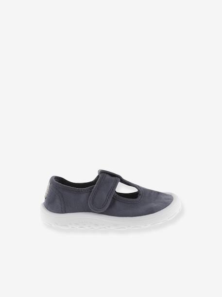 Sandales Bosco Barefoot enfant blanc+bleu jean 4 - vertbaudet enfant 