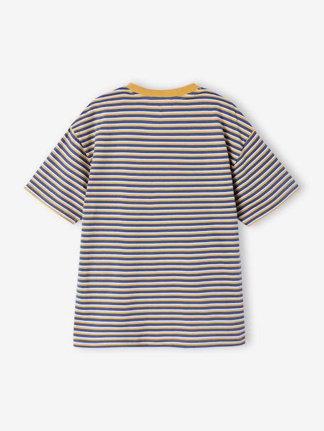 T-shirt manches courtes garçon rayé bleu 4 - vertbaudet enfant 