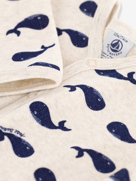 Dors bien bébé velours baleines beige 3 - vertbaudet enfant 