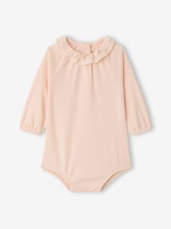 Bébé-Body-Body bébé fille col volanté manches longues