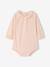Body bébé fille col volanté manches longues rose pâle 1 - vertbaudet enfant 