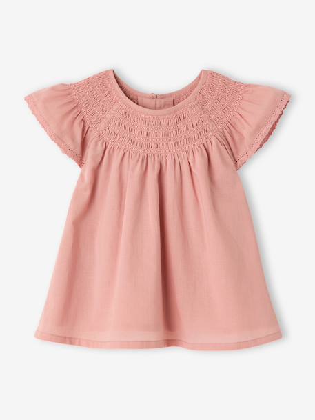 Robe et bloomer bébé fille coton blush 2 - vertbaudet enfant 