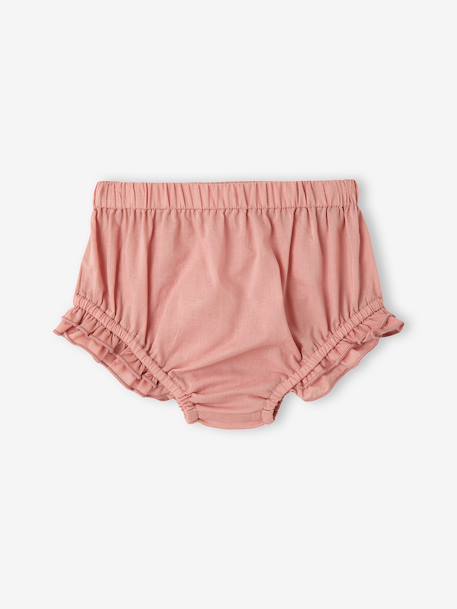 Robe et bloomer bébé fille coton blush 3 - vertbaudet enfant 