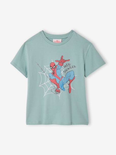 T-shirt Spiderman bleu grisé 2 - vertbaudet enfant 