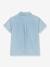 Chemise garçon chambray à manches courtes bleu clair 2 - vertbaudet enfant 