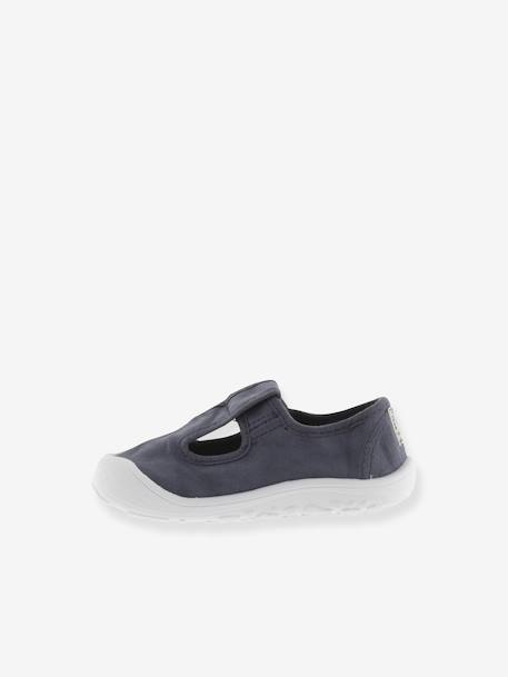 Sandales Bosco Barefoot enfant blanc+bleu jean 5 - vertbaudet enfant 