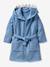 Peignoir enfant REQUIN personnalisable, avec coton recyclé bleu 4 - vertbaudet enfant 