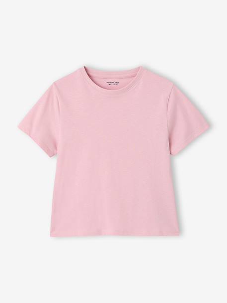 Lot de 3 tee-shirts fille personnalisable rose pâle 4 - vertbaudet enfant 