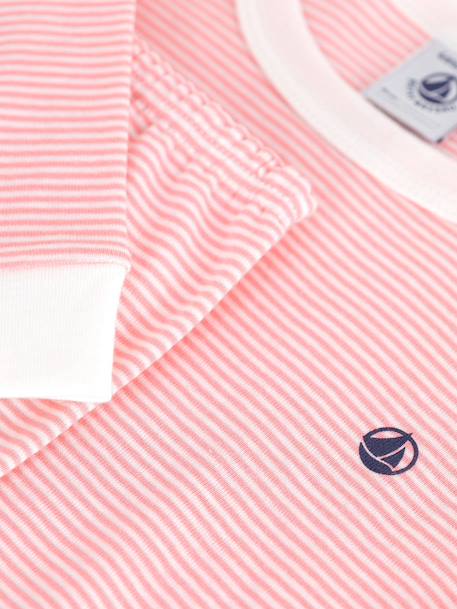 Pyjama enfant coton Petit Bateau rose 3 - vertbaudet enfant 
