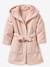 Peignoir enfant LAPIN coton recyclé personnalisable rose poudré 5 - vertbaudet enfant 