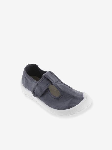 Sandales Bosco Barefoot enfant blanc+bleu jean 3 - vertbaudet enfant 