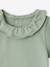 Lot de 2 bodies bébé naissance col fantaisie manches courtes corail+vert sauge 11 - vertbaudet enfant 