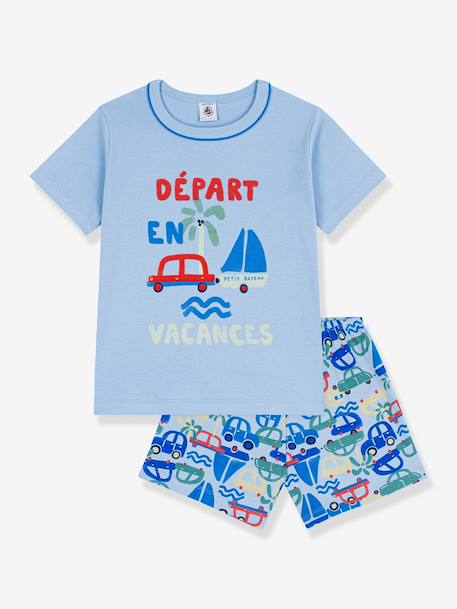 Pyjama short garçon bleu 1 - vertbaudet enfant 
