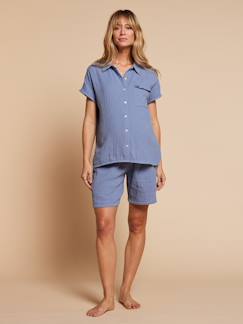 Pyjama short femme grossesse allaitement  - vertbaudet enfant