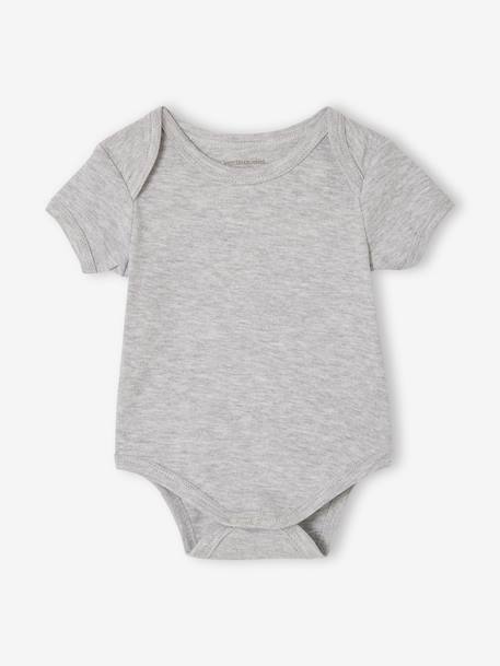 Lot 5 bodies bébé manches courtes lot blanc 5 - vertbaudet enfant 