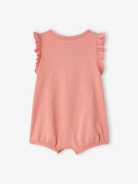 Lot 2 combishort bébé fille coton bio écru 4 - vertbaudet enfant 