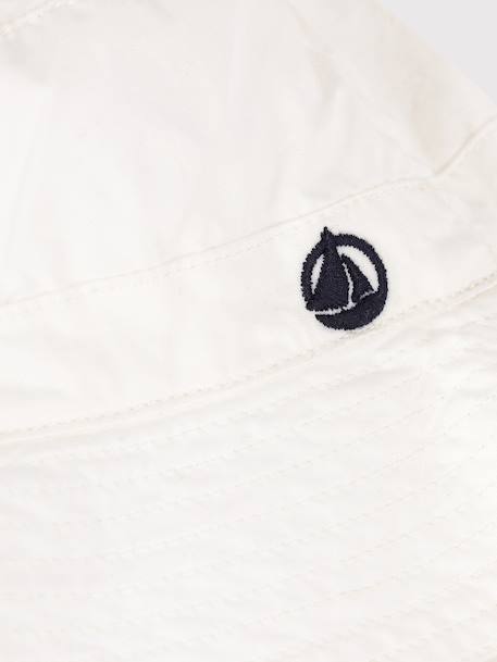 Bob en twill bébé blanc 2 - vertbaudet enfant 