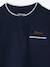Polo garçon col Mao bleu ciel+écru+marine 19 - vertbaudet enfant 