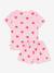 Pyjama short fille imprimé coeurs rose 3 - vertbaudet enfant 