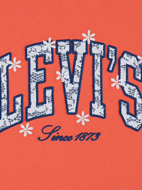T shirt dentelle Levis corail 3 - vertbaudet enfant 